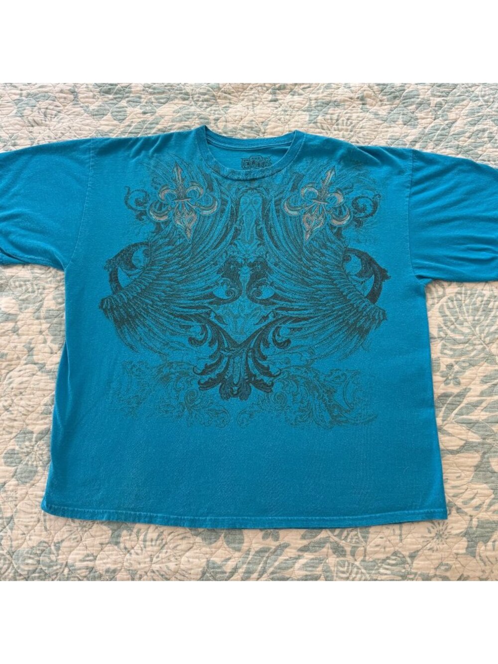 MMA Elite Blue Graphic T-Shirt 2XL Honor Respect Design